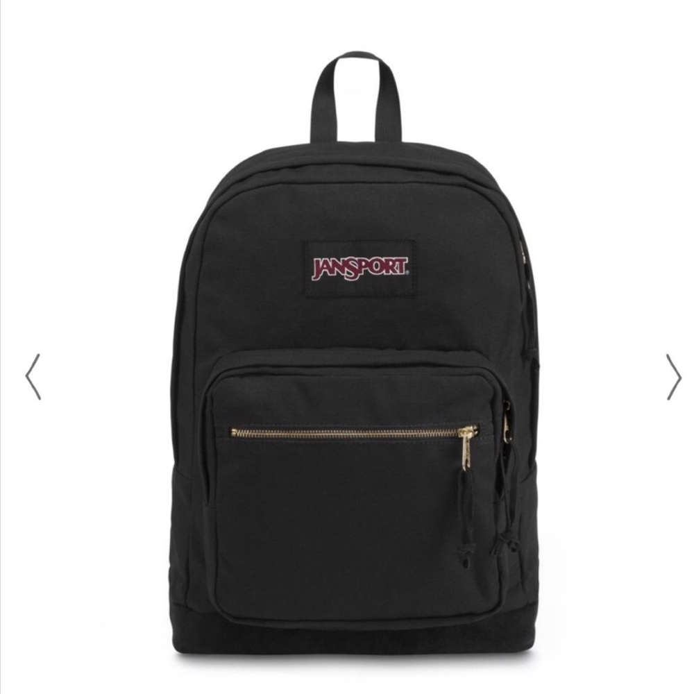 SALE🎉 Black jansport backpack w/ gold zipper